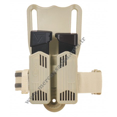 P 9008 Akar Polimer Alçak Taşıma Çift Şarjör Kılıfı